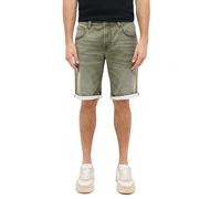 Slim-fit-Jeans MUSTANG "Style Chicago Shorts Z", Herren, Gr. 31, 3142 ivy grün, 52% Baumwolle, 46% Polyester, 2% Elasthan, slim fit, Jeans (34938666-31) 3142 ivy grün