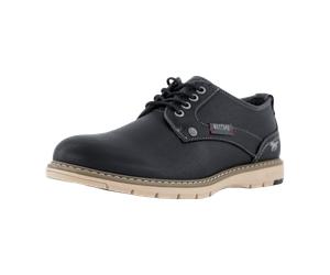 Mustang Klassische Schnürschuhe für Herren, schwarz, Größe 41 EU