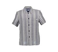 MUSTANG Kurzarmhemd Herren Regular Fit Kurzarm Baumwolle blau, XXL