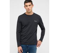 Mustang Langarmshirt Herren schwarz, S