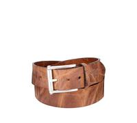 MUSTANG Ledergürtel 84705119-105 Herren Rindsleder Vintage Roll-Schließe 4,5 cm Schwarz Gr. 105