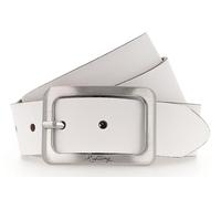 MUSTANG Leder Gürtel Woman's Leather Belt 3.5 W110 White weiß