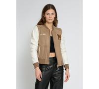 MUSTANG Damen Lederblouson 31022104 Mud/Off White L