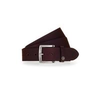 Ledergürtel MUSTANG, Damen, Gr. 110, braun (dunkelbraun), Leder, unifarben, casual,klassisch, Gürtel, Mit Druckknopf-Applikation auf der Schlaufe, 4 cm (91170403-110) dunkelbraun