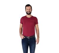 MUSTANG Leather Belt 40mm W120 Dark Brown - kürzbar