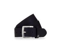 Mustang Ledergürtel in Schwarz mit eckiger Schließe 95