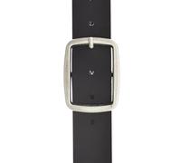 Mustang Ledergürtel mit leichter Maserung in Schwarz 105