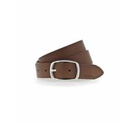 Mustang Ledergürtel mit Logo-Schriftzug in braunem Baileys 85