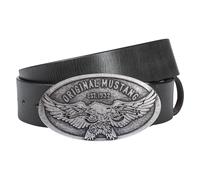 MUSTANG Ledergürtel schwarz