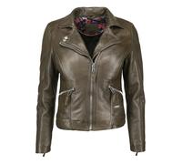 Mustang Lederjacke Damen oliv, XS
