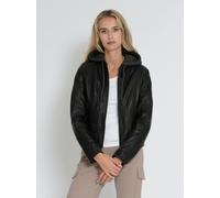 Mustang Lederjacke Damen schwarz, L