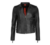Mustang Lederjacke Damen schwarz, XL