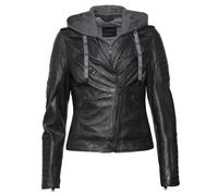 Mustang Lederjacke Damen schwarz, XL