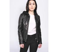 Mustang Lederjacke Damen schwarz, XXL