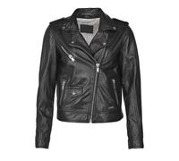 Lederjacke MUSTANG "31021322", Damen, Gr. XXL, schwarz, Obermaterial: 100% Lammleder / Innenfutter: 100% Polyester / Ärmelfutter: 100% Polyester, Jacken (46370906-XXL) schwarz