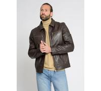 Mustang Lederjacke Herren braun, 4XL