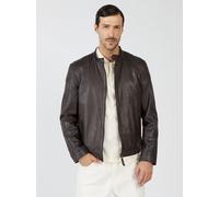 Mustang Lederjacke Herren braun, M