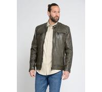Mustang Lederjacke Herren grün, S