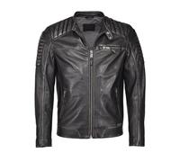 Mustang Lederjacke Herren schwarz, XXL