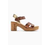 Mustang Lenya Sandalette Braun, Damen, Größe: 37