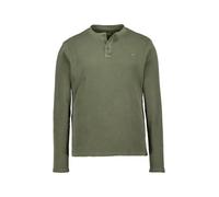 MUSTANG Longsleeve Herren Regular Fit Langarm Baumwolle grün, L