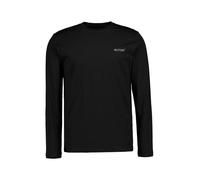 MUSTANG Longsleeve Herren Regular Fit Langarm Rundhals Baumwolle schwarz, M