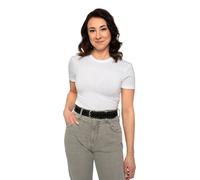 Mustang Nietengürtel aus Leder in Schwarz 110