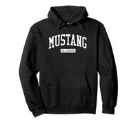 Mustang Oklahoma OK, sportliches Vintage-Design Pullover Hoodie