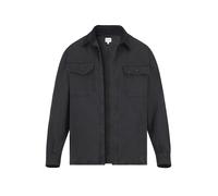 MUSTANG Overshirt Herren Umlegekragen Baumwolle schwarz, L