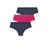 MUSTANG Panty Unterwäsche Unterhose Slip Baumwolle Modal Elasthan Damen 3er-Pack