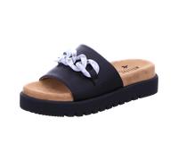 Mustang Plateau Pantoletten für Damen, schwarz, Größe 39 EU