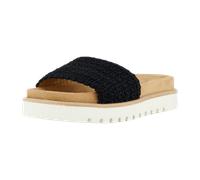 Mustang Plateau Pantoletten für Damen, schwarz, Größe 44 EU