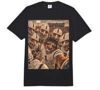 Mustang Players Huddle Vintage Cool School College QB Maskottchen Comfort Colors Adult Heavyweight T-Shirt