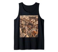 Mustang Players Huddle Vintage Cool School College QB Maskottchen Tank Top