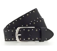 MUSTANG Rivet Leather Belt W85 Black