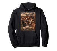 Mustang Running Back RB Selfie Vintage School College Maskottchen Pullover Hoodie