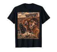 Mustang Running Back RB Selfie Vintage School College Maskottchen T-Shirt