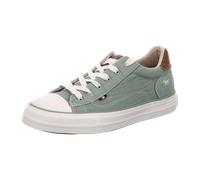 Mustang Schnuerhalbschuh für Damen, grün, Größe 42 EU