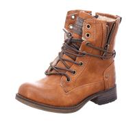 Mustang Schnürstiefelette Warmfutter für Kinder, braun, Größe 41 EU