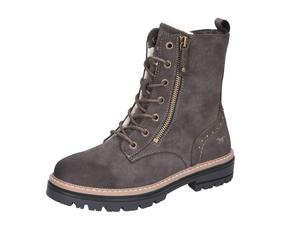 Mustang Schnürstiefeletten für Damen, grau, Größe 45 EU