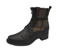 Mustang Schnürstiefeletten für Damen, schwarz, Größe 38 EU