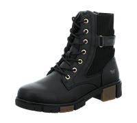 Mustang Stiefelette Lederimitat Schwarz Warmfutter - 38