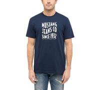 Mustang Shirt in Dunkelblau - Größe M | Herren Plussize
