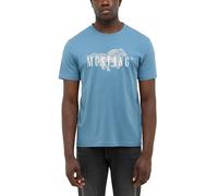 Mustang Shirt in Hellblau - Größe XL | Herren Plussize