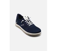 Sneaker MUSTANG SHOES "Mustang Shoes Sneaker Lederimitat/Textil", Herren, Gr. 39, navy, Lederimitat, Textil, Schuhe Sneaker (28761929-39) navy