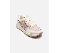 Sneaker MUSTANG SHOES "Mustang Shoes Sneaker Lederimitat/Textil", Herren, Gr. 40, beige, gold, Lederimitat, Textil, Schuhe Sneaker (54486349-40) beige, gold