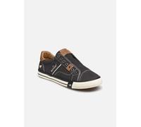 Slip-On Sneaker MUSTANG SHOES Gr. 44, grau (anthrazit) Herren Schuhe Stoffschuhe zum Schlupfen (15923852-44)