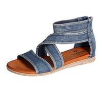 Mustang Damen 1424-806 Sandale, Jeansblau, 37 EU