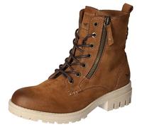 MUSTANG Shoes Damen Schuhe Schnür-Booty in Wildleder-Optik 1397-501-301 Kastanie 40