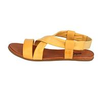 MUSTANG Shoes Sandalen in Übergrößen gelb 8003-802-6 große Damenschuhe, Größe:42